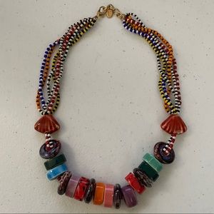 Ceramic Stone Bead Necklace